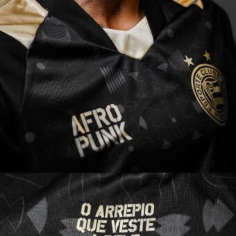 Esporte Clube Bahia e Afropunk se unem em camisa inspirada na cultura afro-brasileira
