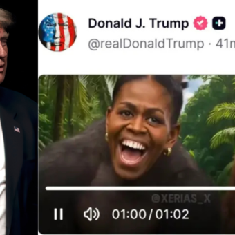 Trump publica vídeo racista com Barack e Michelle Obama e provoca onda de repúdio nos EUA